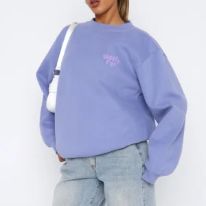 You're Always Right Oversized Sweater Grape